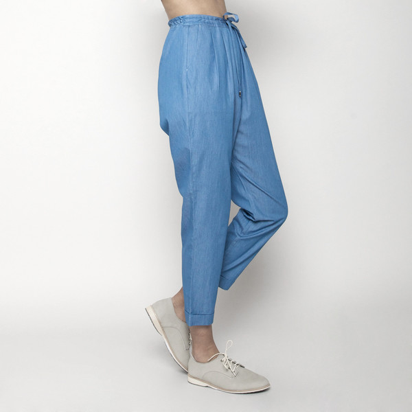 7115 by Szeki Drawstring Pant- Indigo SS16 7115 by Szeki Drawstring Pant- Indigo SS16