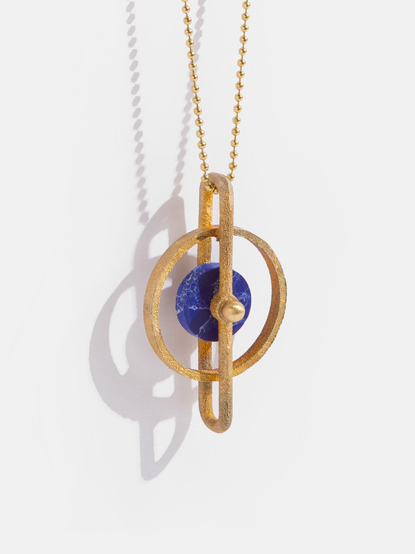 Metalepsis Projects Disc Pendant Blue Metalepsis Projects Disc Pendant Blue
