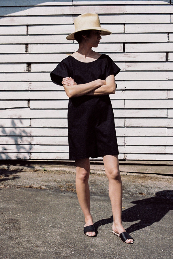 BaseRange Savanna Short Romper – black BaseRange Savanna Short Romper – black