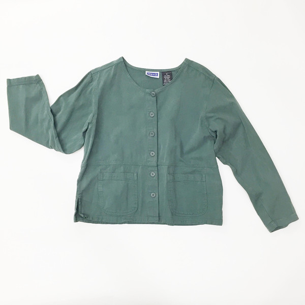 Green Cotton Jacket Green Cotton Jacket