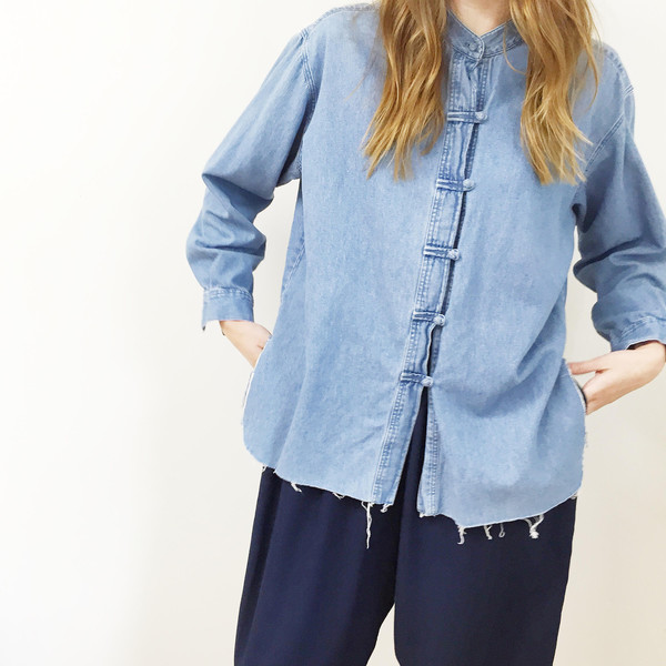 Johan Vintage Navy Cropped Easy Pant Johan Vintage Navy Cropped Easy Pant
