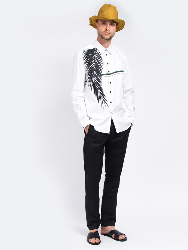Carlos Campos Palm Woven Shirt Carlos Campos Palm Woven Shirt