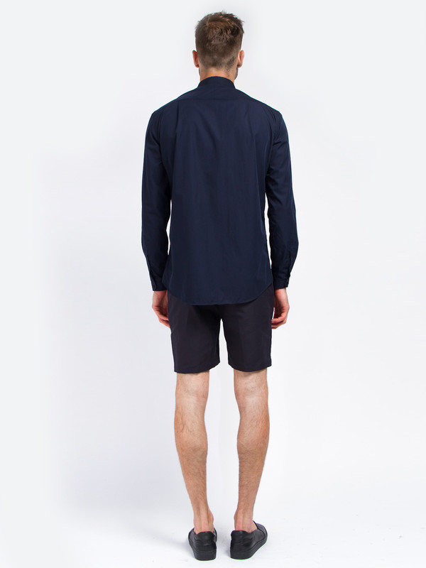 Men's Carlos Campos Uniform Woven Shirt Navy Men's Carlos Campos Uniform Woven Shirt Navy