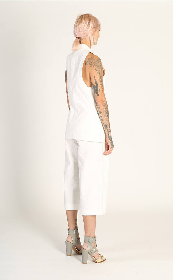 Kurt Lyle Sue Ellen Vest - White Kurt Lyle Sue Ellen Vest - White