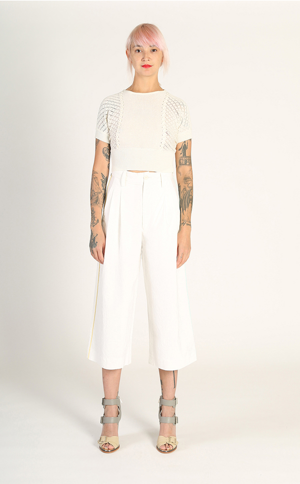 Kurt Lyle Sue Ellen Culottes - White Kurt Lyle Sue Ellen Culottes - White