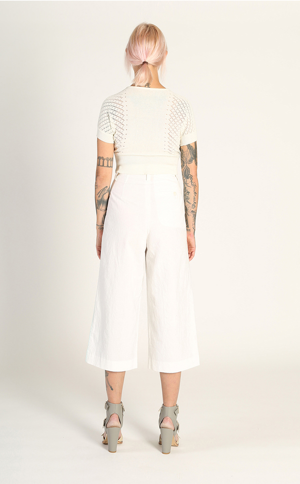 Kurt Lyle Sue Ellen Culottes - White Kurt Lyle Sue Ellen Culottes - White