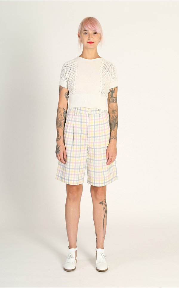 Kurt Lyle Betty Crop Sweater - Almost White Kurt Lyle Betty Crop Sweater - Almost White
