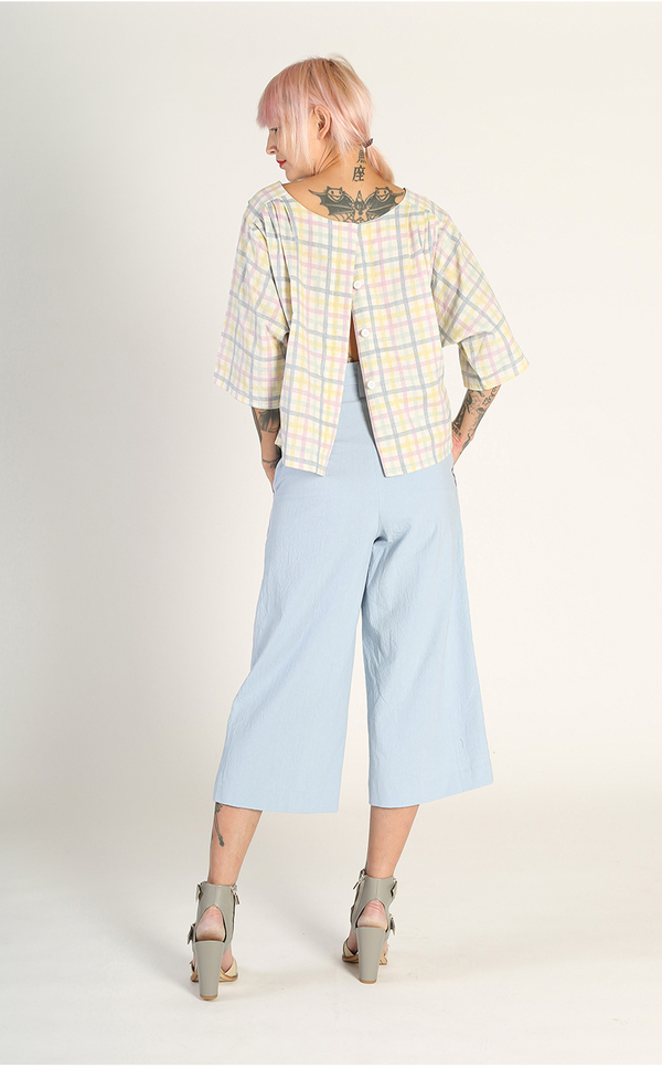 Kurt Lyle Trinity Reversible Blouse - Grayson Plaid Kurt Lyle Trinity Reversible Blouse - Grayson Plaid