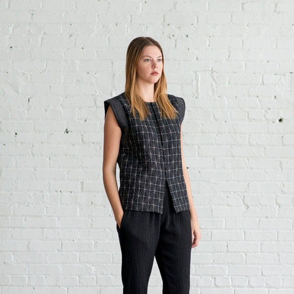 Anaak Shashiko Quilted Vest Anaak Shashiko Quilted Vest