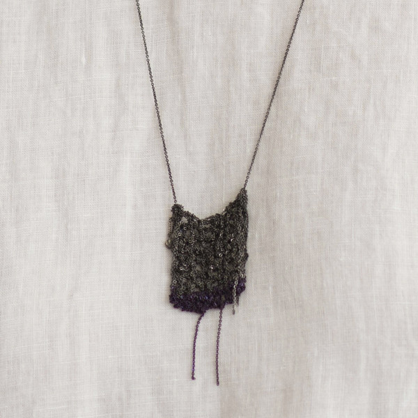 Arielle De Pinto Square Inch Drop Necklace Arielle De Pinto Square Inch Drop Necklace
