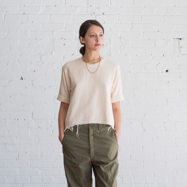 Black Crane Wide Top Cream - SOLD OUT Black Crane Wide Top Cream - SOLD OUT