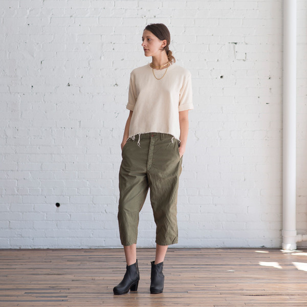 Black Crane Wide Top Cream - SOLD OUT Black Crane Wide Top Cream - SOLD OUT