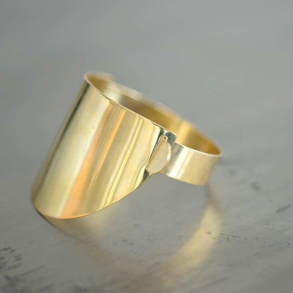 Erin Considine Ellipse Cuff Brass Erin Considine Ellipse Cuff Brass