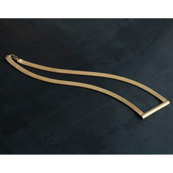 Etten Eller 07.18.1988 Short Half-Round Bar Necklace Etten Eller 07.18.1988 Short Half-Round Bar Necklace