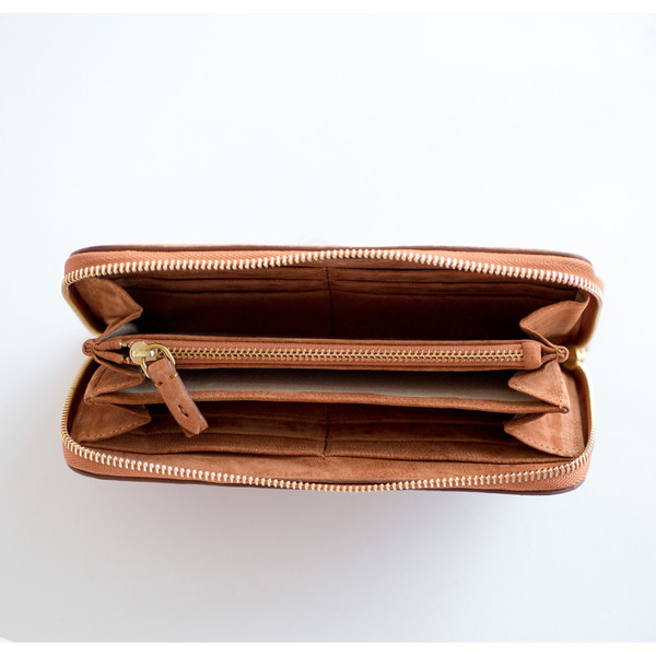 Jerome Dreyfuss Malcolm Wallet Terre de Sienne Jerome Dreyfuss Malcolm Wallet Terre de Sienne