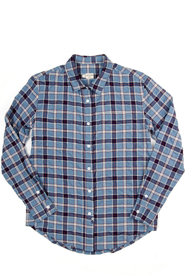 Bridge & Burn Lane Blue Plaid Bridge & Burn Lane Blue Plaid