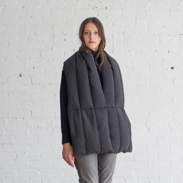 M. Patmos Quilted Pampas Scarf - SOLD OUT M. Patmos Quilted Pampas Scarf - SOLD OUT