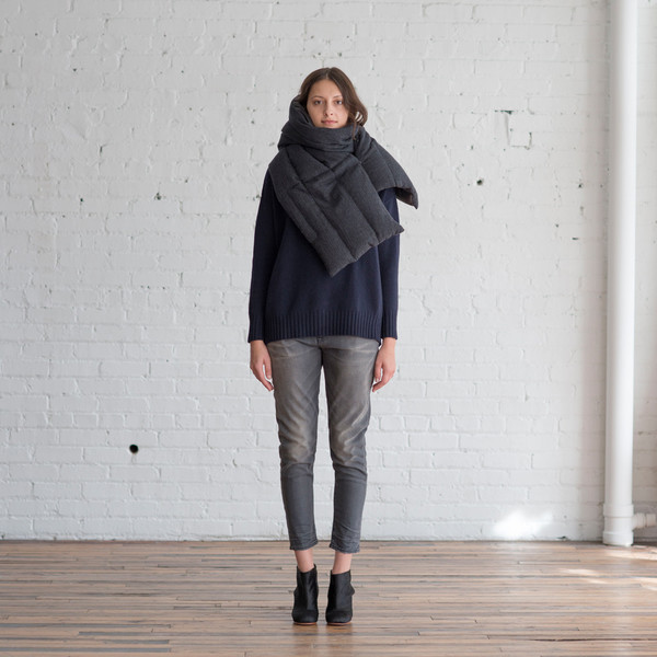 M. Patmos Quilted Pampas Scarf - SOLD OUT M. Patmos Quilted Pampas Scarf - SOLD OUT