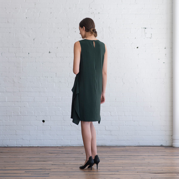 Megan Park Deco Shellwork Crepe Dress - SOLD OUT Megan Park Deco Shellwork Crepe Dress - SOLD OUT