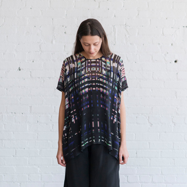 Megan Park Zahara Chiffon Top Megan Park Zahara Chiffon Top