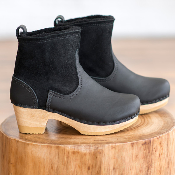 No. 6 5-Inch Shearling Boot on Mid Heel Platform - SOLD OUT No. 6 5-Inch Shearling Boot on Mid Heel Platform - SOLD OUT