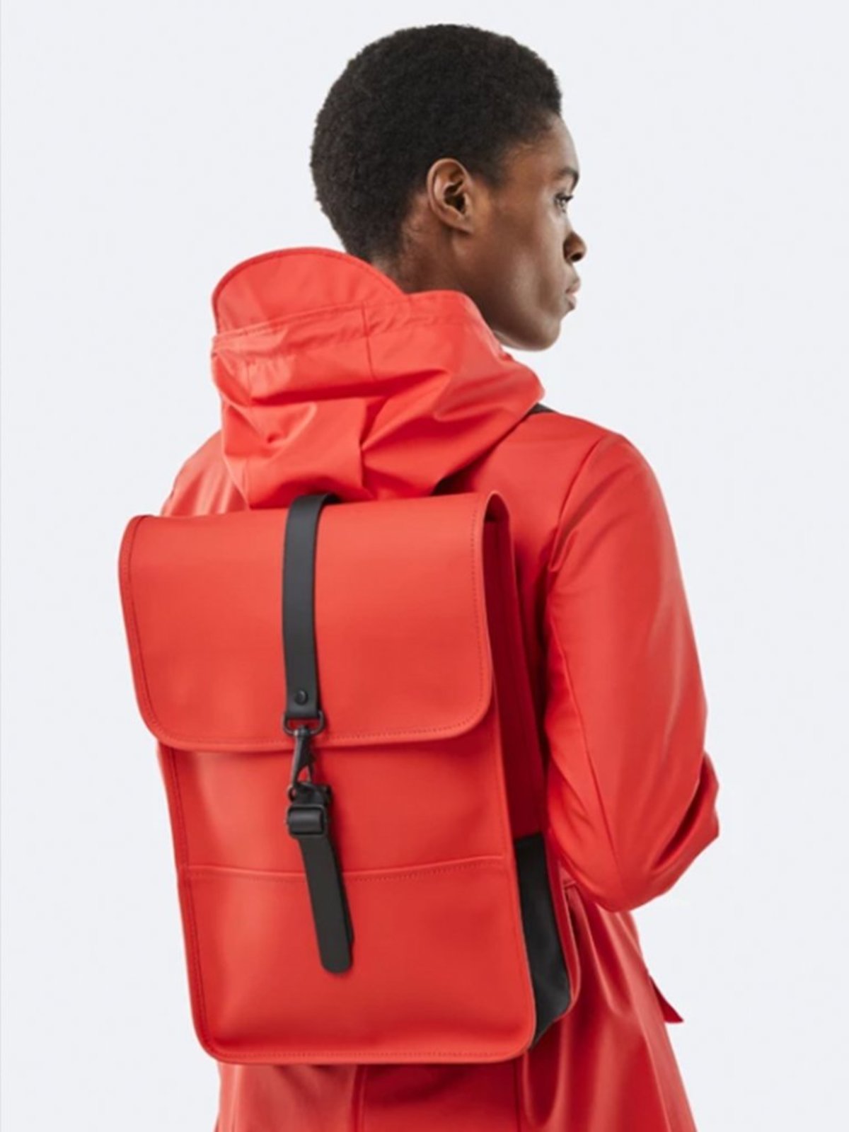 Rains Mini Backpack Red Garmentory