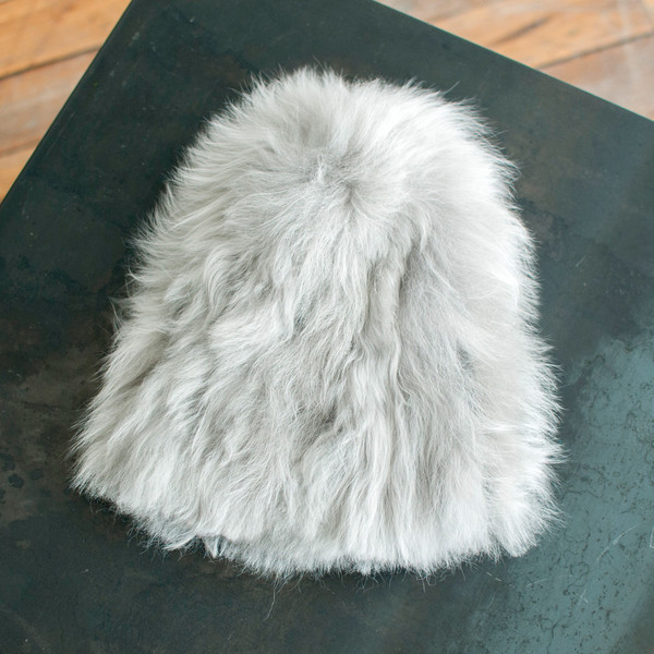 Rachel Comey Fur Beanie Silver - SOLD OUT Rachel Comey Fur Beanie Silver - SOLD OUT