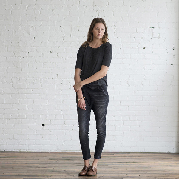 Raquel Allegra Deconstructed Jersey Basic Tee - SOLD OUT Raquel Allegra Deconstructed Jersey Basic Tee - SOLD OUT