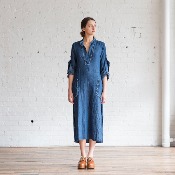 Raquel Allegra Denim Tunic Dress Raquel Allegra Denim Tunic Dress