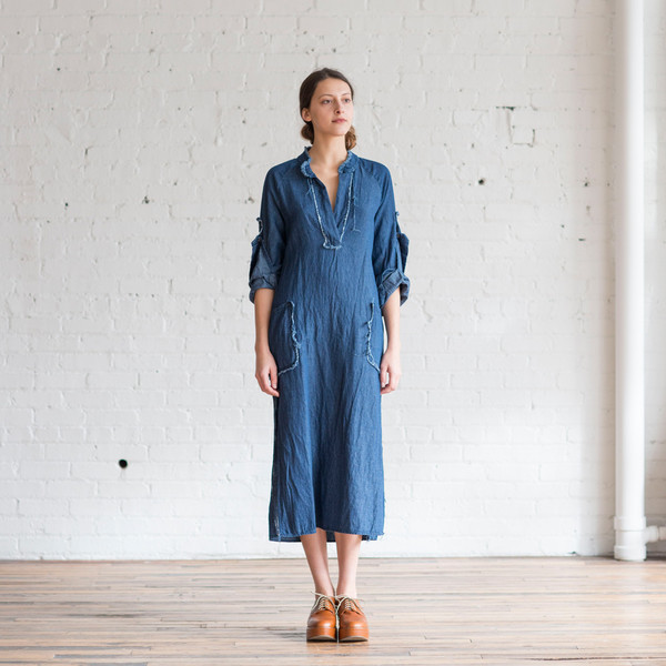 Raquel Allegra Denim Tunic Dress Raquel Allegra Denim Tunic Dress