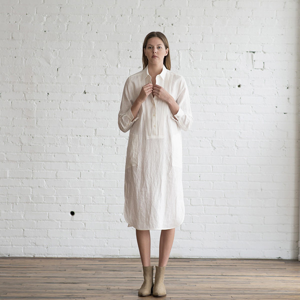 Raquel Allegra Linen Shirt Dress Raquel Allegra Linen Shirt Dress