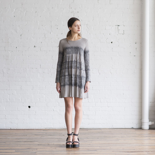 Raquel Allegra Signature Jersey Long Sleeve Bell Dress Raquel Allegra Signature Jersey Long Sleeve Bell Dress