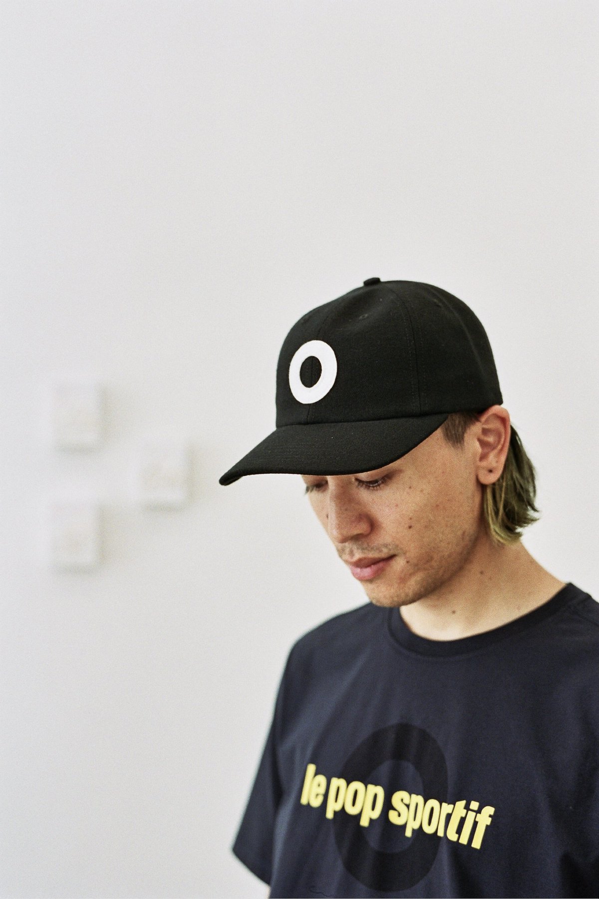 Pop Trading Company O 6 Panel Hat - Black on Garmentory Pop Trading Company O 6 Panel Hat - Black on Garmentory