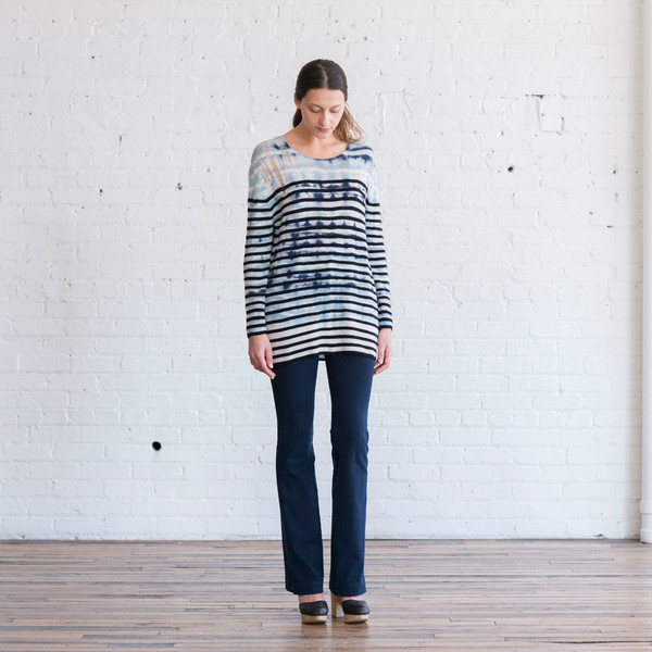 Tess Giberson Denim Flared Pant Tess Giberson Denim Flared Pant