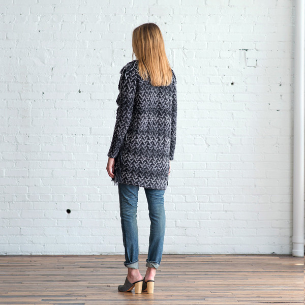 Tess Giberson Knit Fringe Coat - SOLD OUT Tess Giberson Knit Fringe Coat - SOLD OUT