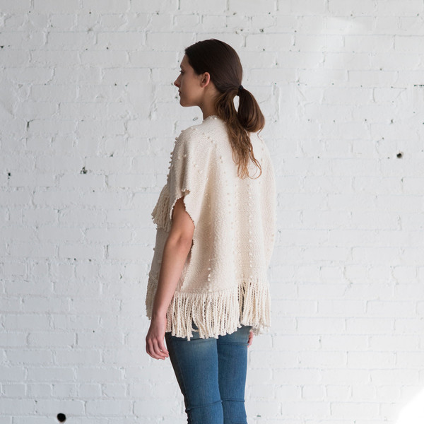 Ulla Johnson Fringe Luna Pullover Cream Ulla Johnson Fringe Luna Pullover Cream