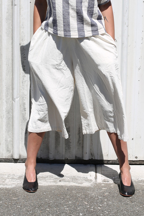 BLACK CRANE SLIT WIDE CULOTTE BLACK CRANE SLIT WIDE CULOTTE