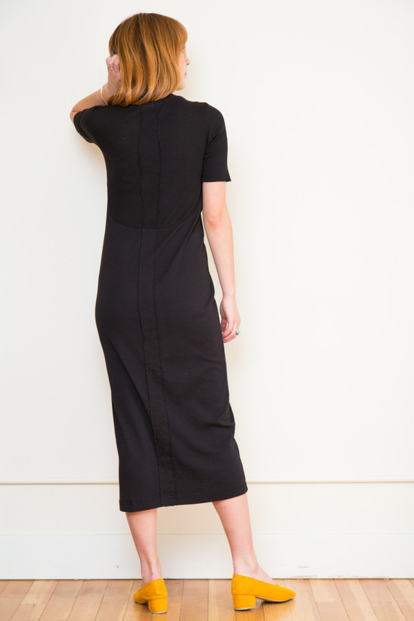 Stateside Slub Rib Midi Dress Stateside Slub Rib Midi Dress