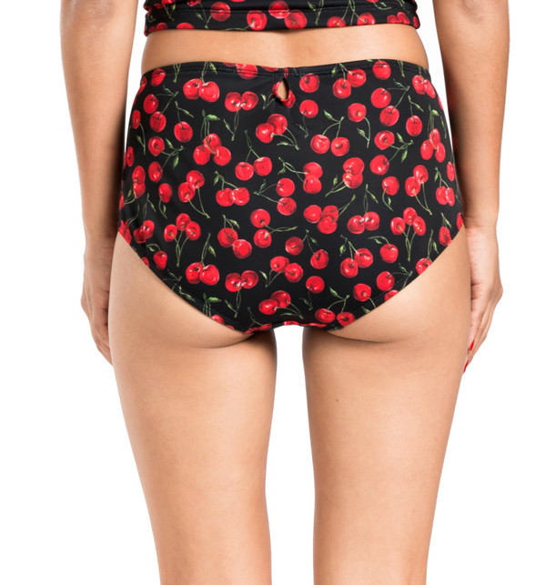 BETH RICHARDS Brigitte Bottom - Black Cherry CLASSIC HIGH WAIST, HITS BELLY BUTTON BETH RICHARDS Brigitte Bottom - Black Cherry CLASSIC HIGH WAIST, HITS BELLY BUTTON