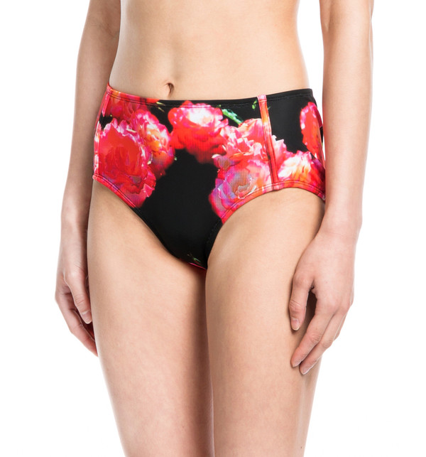 BETH RICHARDS Brigitte Bottom - Spanish Rose CLASSIC HIGH WAIST, HITS BELLY BUTTON BETH RICHARDS Brigitte Bottom - Spanish Rose CLASSIC HIGH WAIST, HITS BELLY BUTTON
