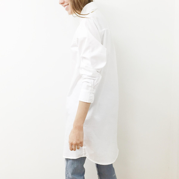 Shelby Steiner Button Down Shirt Dress Shelby Steiner Button Down Shirt Dress