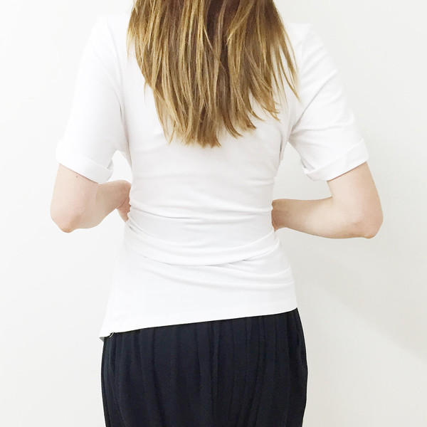 Shelby Steiner White Tie Top Shelby Steiner White Tie Top