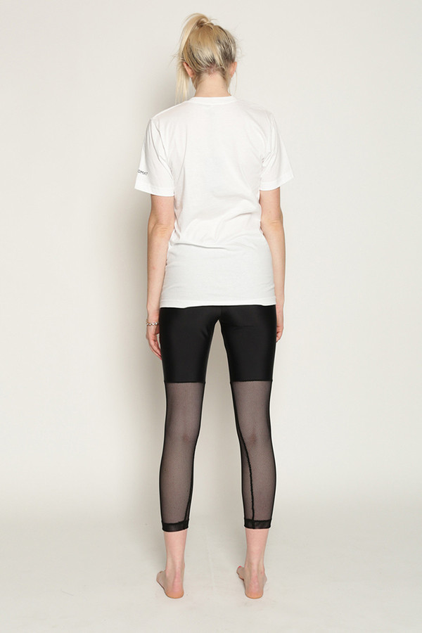 Chromat Corset Cage T-Shirt in White/Black Chromat Corset Cage T-Shirt in White/Black