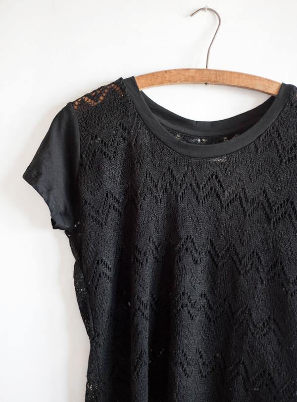 Krochet Kids Primrose Tee - Black Krochet Kids Primrose Tee - Black