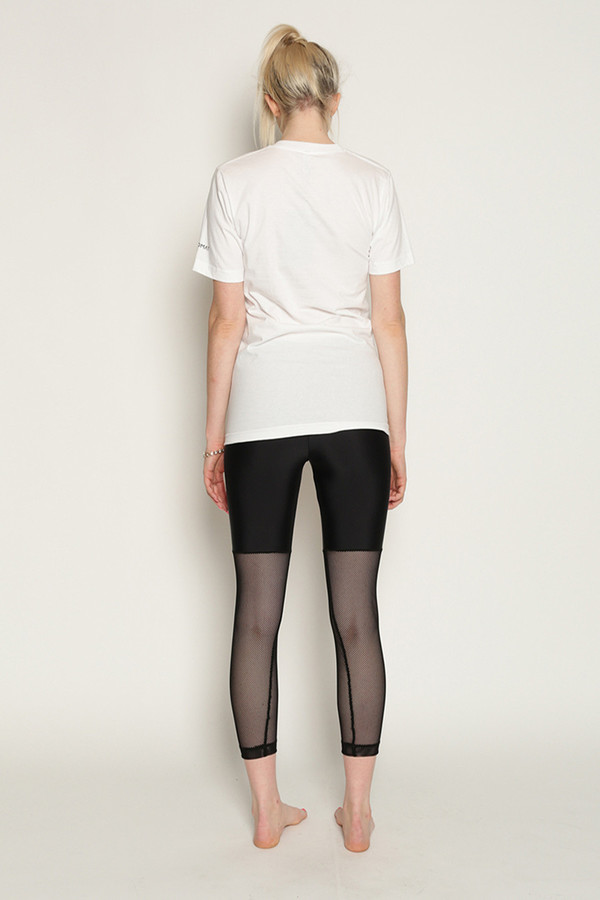 Chromat Metropolis Cage T-Shirt in White/Black Chromat Metropolis Cage T-Shirt in White/Black