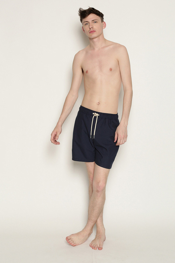 Men's Soulland William Swim Shorts in Navy Men's Soulland William Swim Shorts in Navy