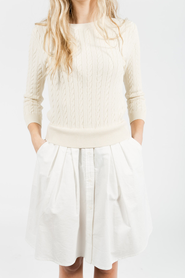 Band of Outsiders Cable Sweater Dress Band of Outsiders Cable Sweater Dress