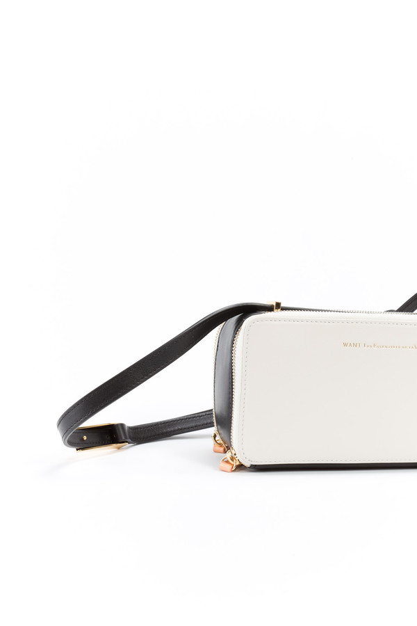 WANT Les Essentiels de la Vie Demiranda Shoulder Bag Chalk/Black WANT Les Essentiels de la Vie Demiranda Shoulder Bag Chalk/Black