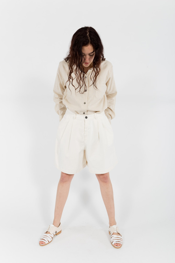 Objects Without Meaning Denim Skort Chalk Objects Without Meaning Denim Skort Chalk