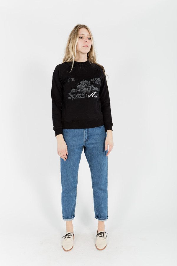 Le Mont St. Michel Embroided Sweatshirt Le Mont St. Michel Embroided Sweatshirt